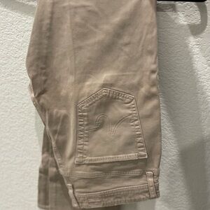 AG Adriano Goldschmied Beige Cargo Shorts
